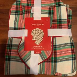 Womens Plaid 2 Piece sleep set